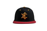 Signature Snap-back in Black, Red, & Yellow Gold