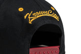 Signature Snap-back in Black, Red, & Yellow Gold